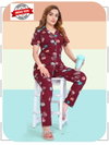 Vol Bt 305 Shinker Summer Special Collar Hosiery Cotton Night Suit Wholesale Online

